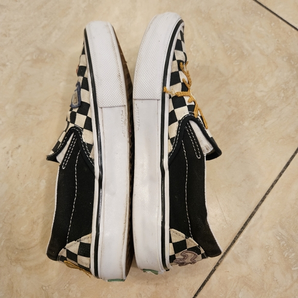 Vans skatistan slip on checkered skateboard sneakers MEN size US 5.5 - Picture 4 of 10